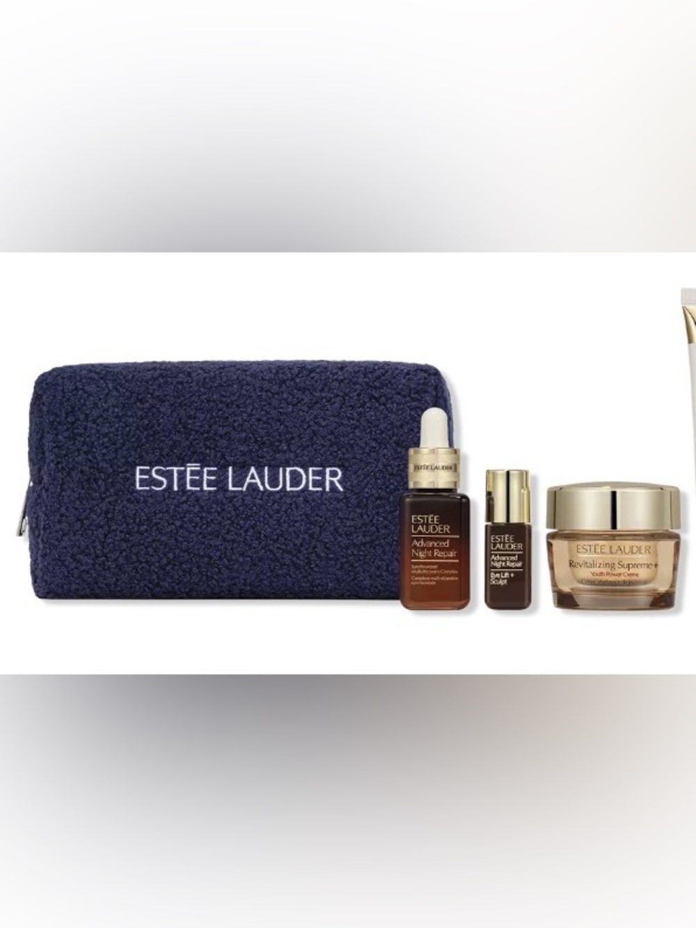 NEW Estée Lauder Cosmetic Bag with Everyday Radiant Favorites Skincare Set